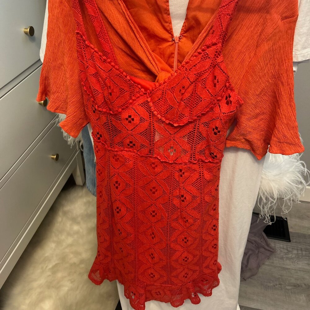 Mini Embroidered Dress